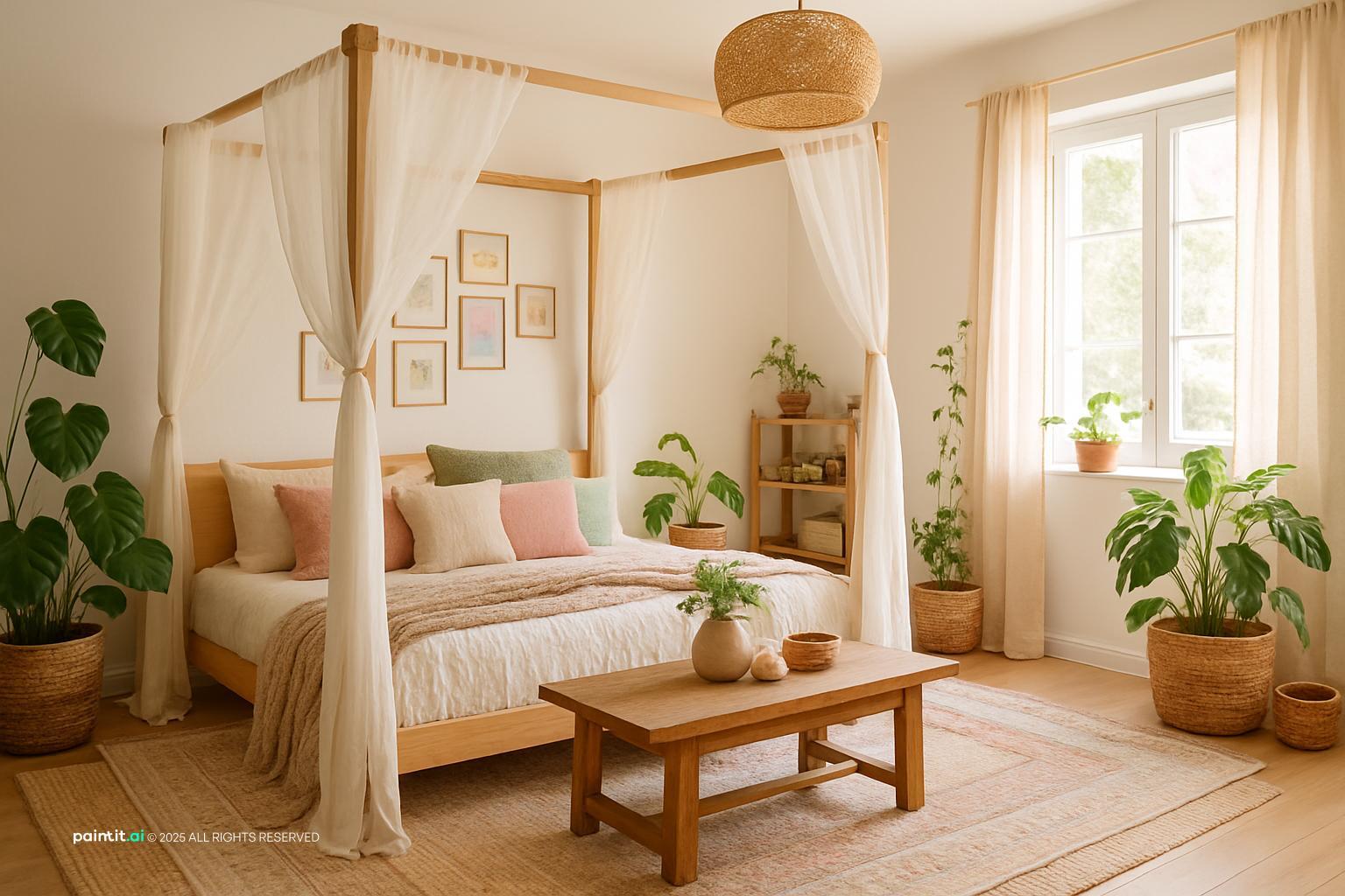 Boho Coastal Living Room: Design Inspiration | Paintit.ai - 25