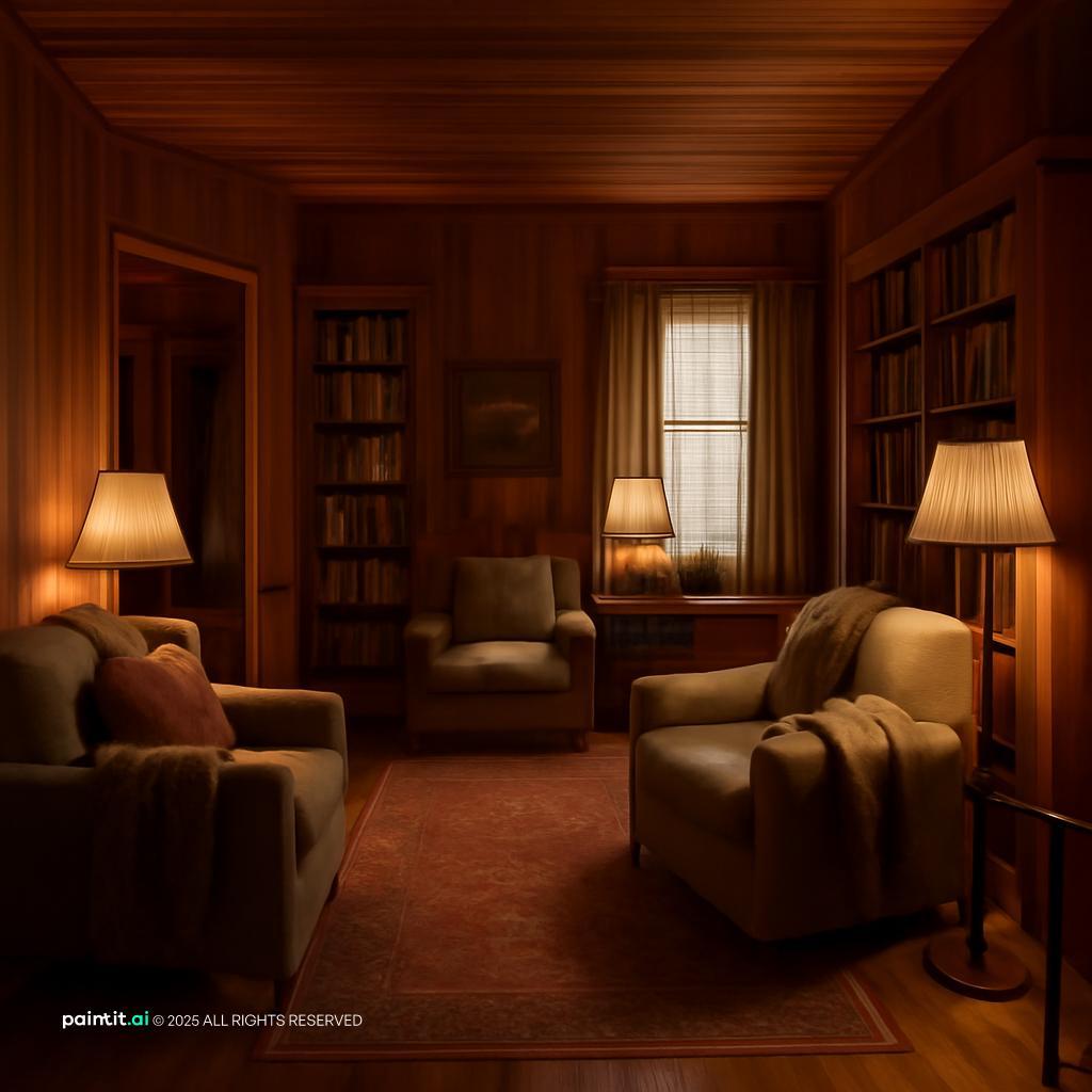 Cabin Living Room - Cozy Decor Ideas | Paintit.ai - 3