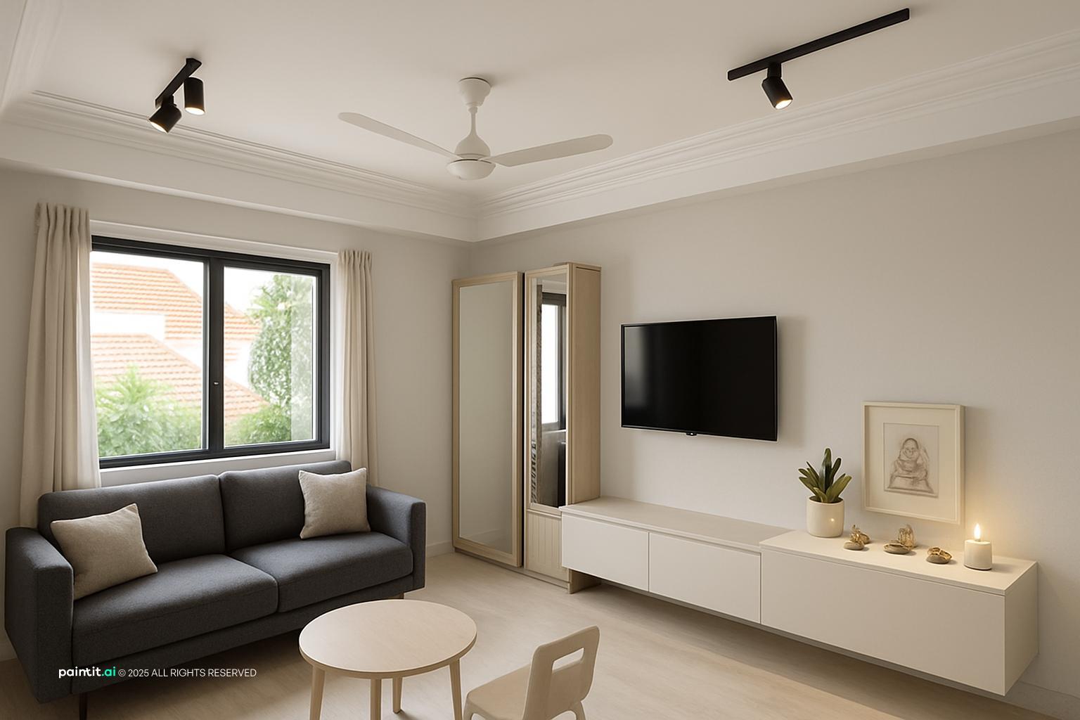 Narrow Living Room: Design Solutions | Paintit.ai - 18