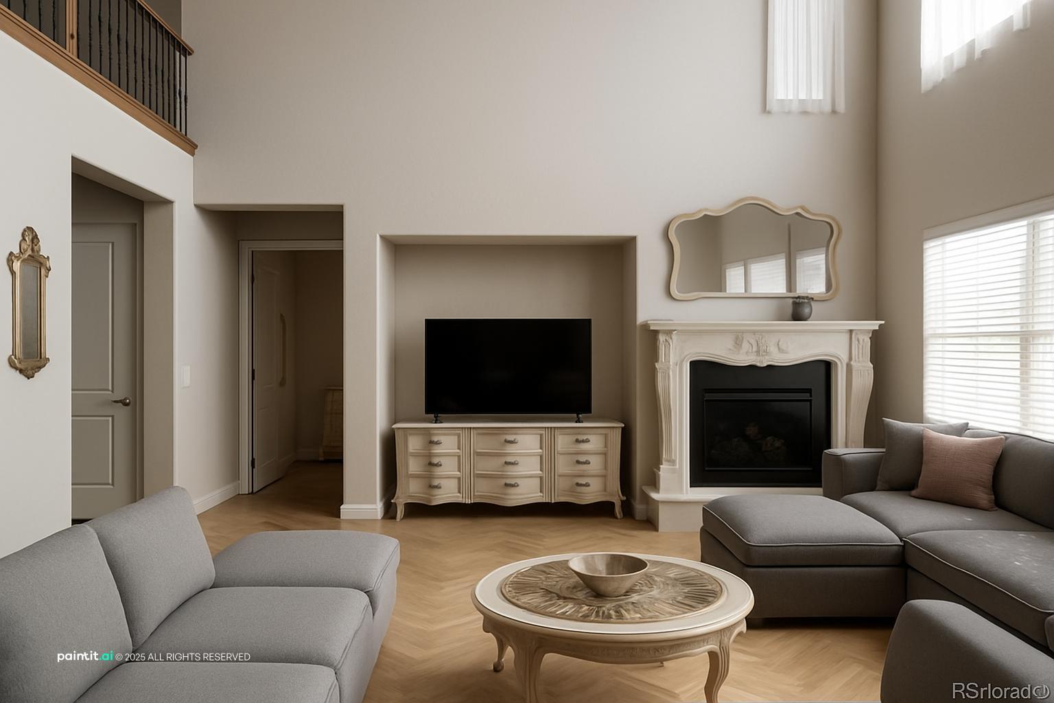 White Oak Living Room - Design Inspiration | Paintit.ai - 13
