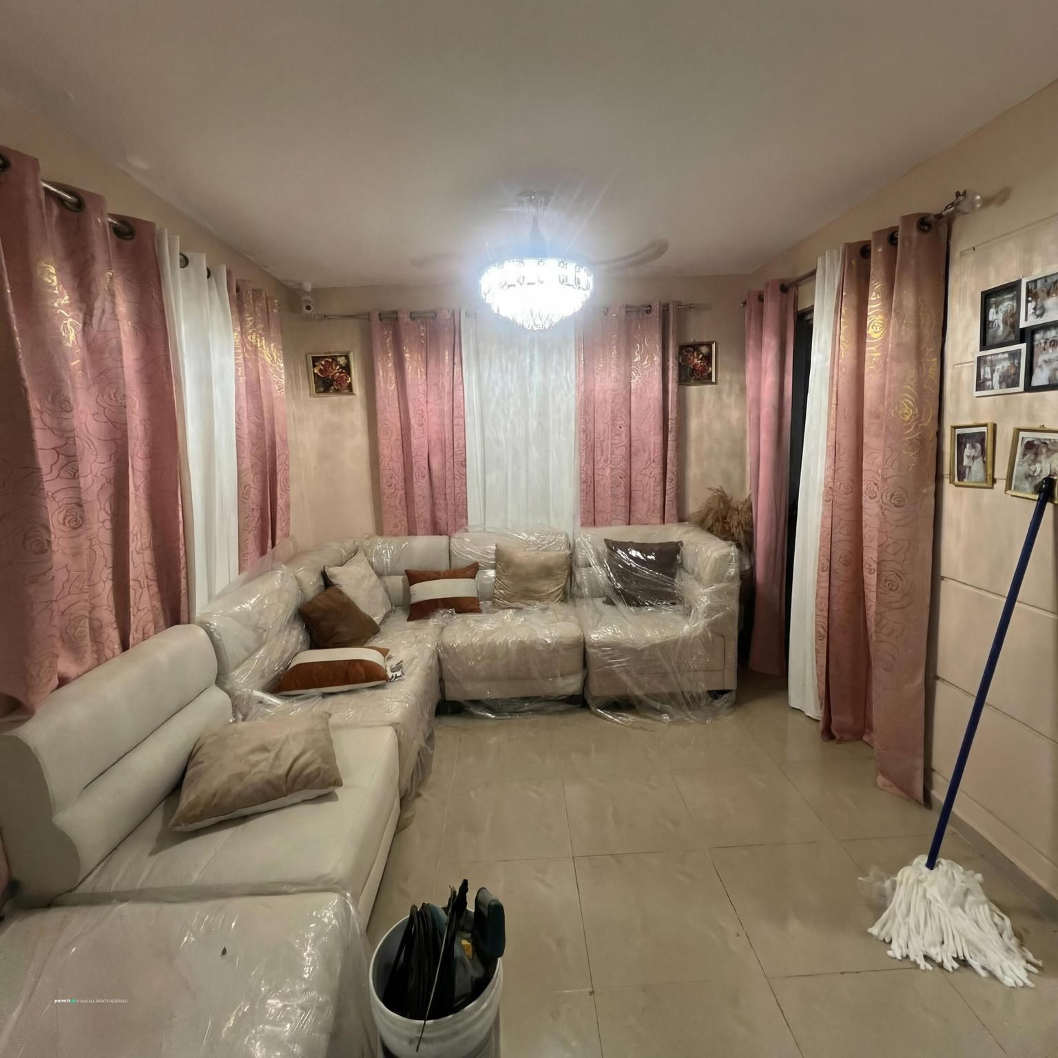 Light Pink Living Room - Design Inspiration | Paintit.ai - 10