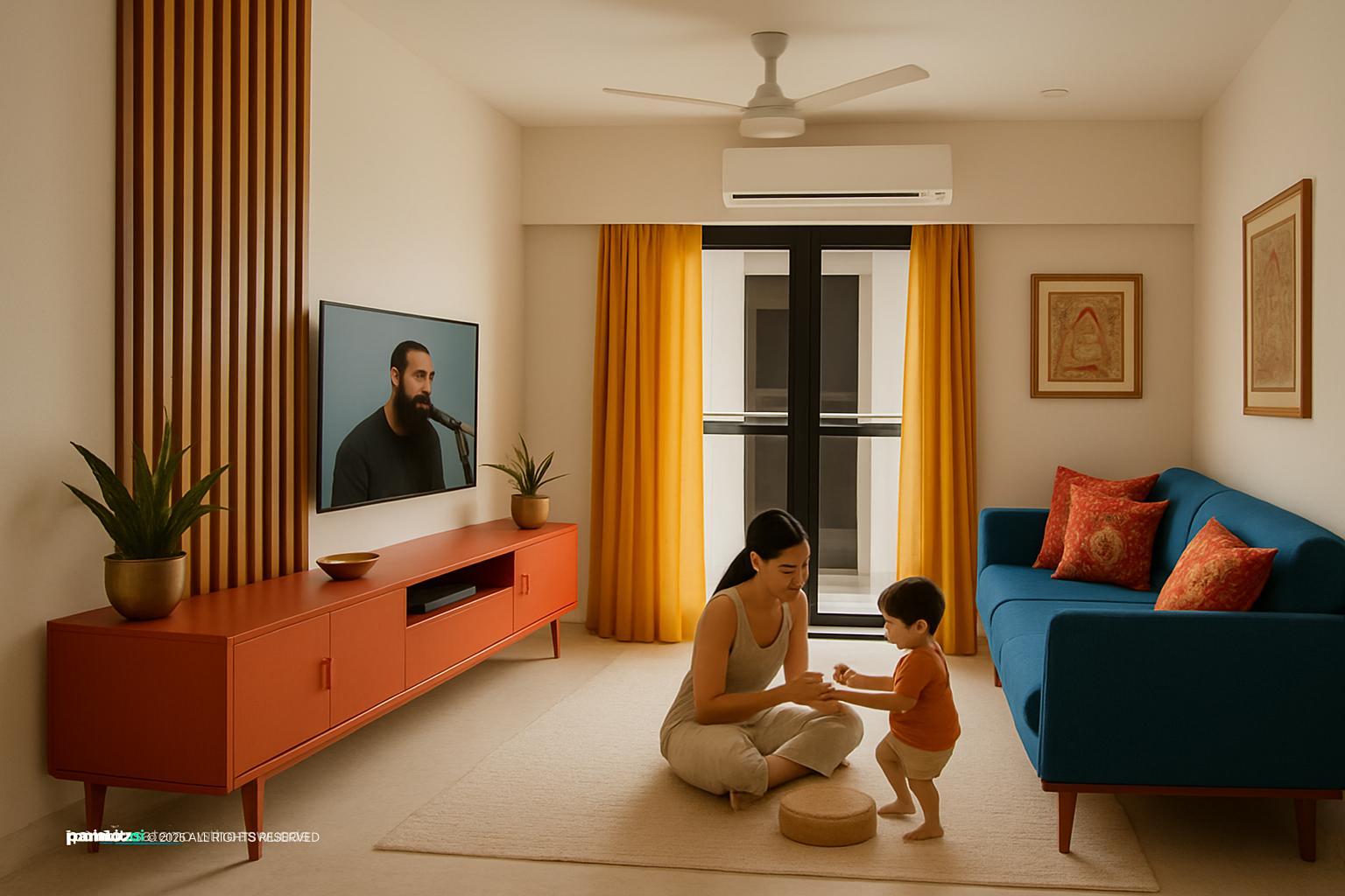 Yoga Living Room - Harmonious Interior Design | Paintit.ai - 20