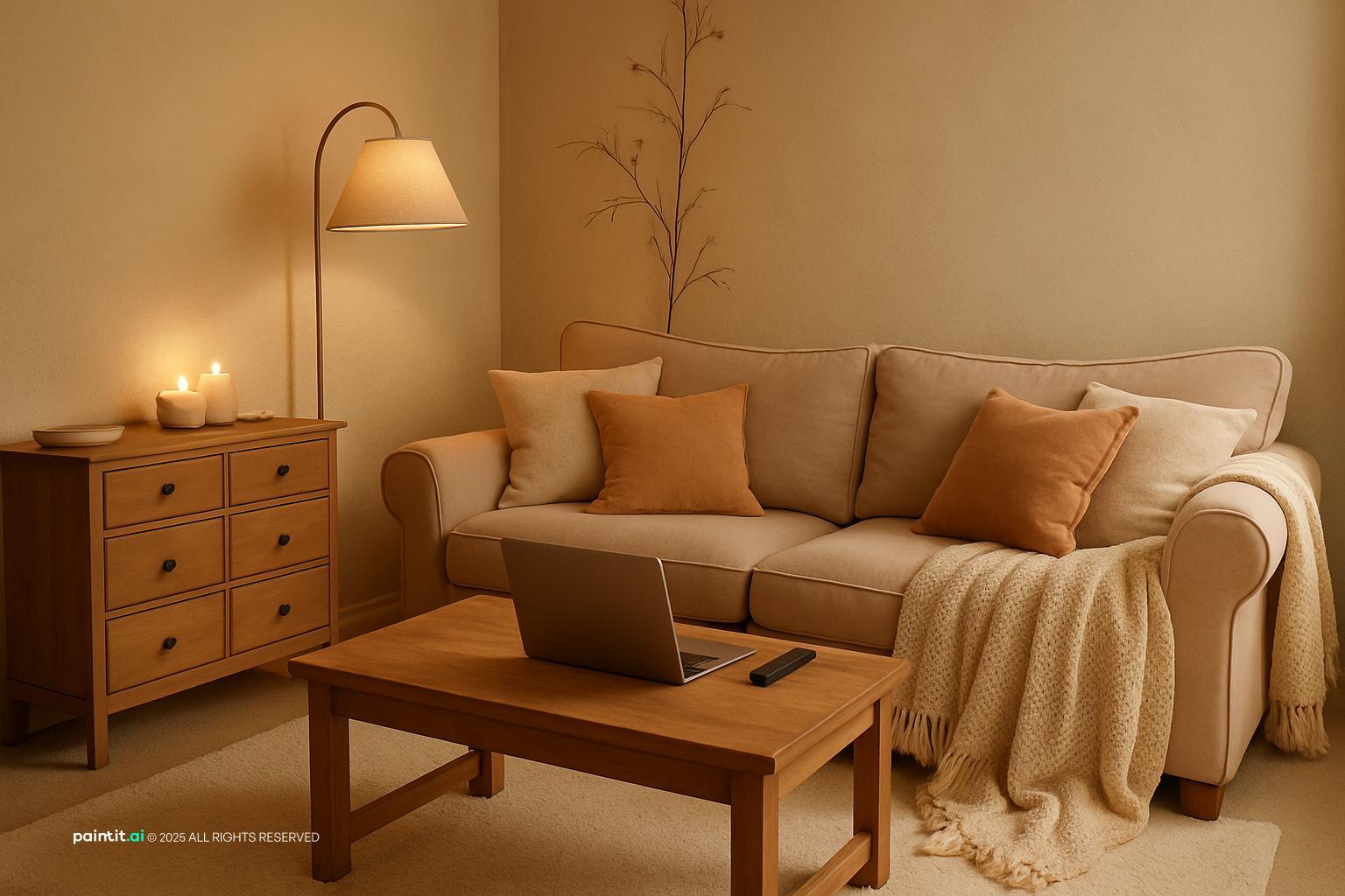 Warm Beige Living Room Ideas - Elegant Design Concepts | Paintit.ai - 29