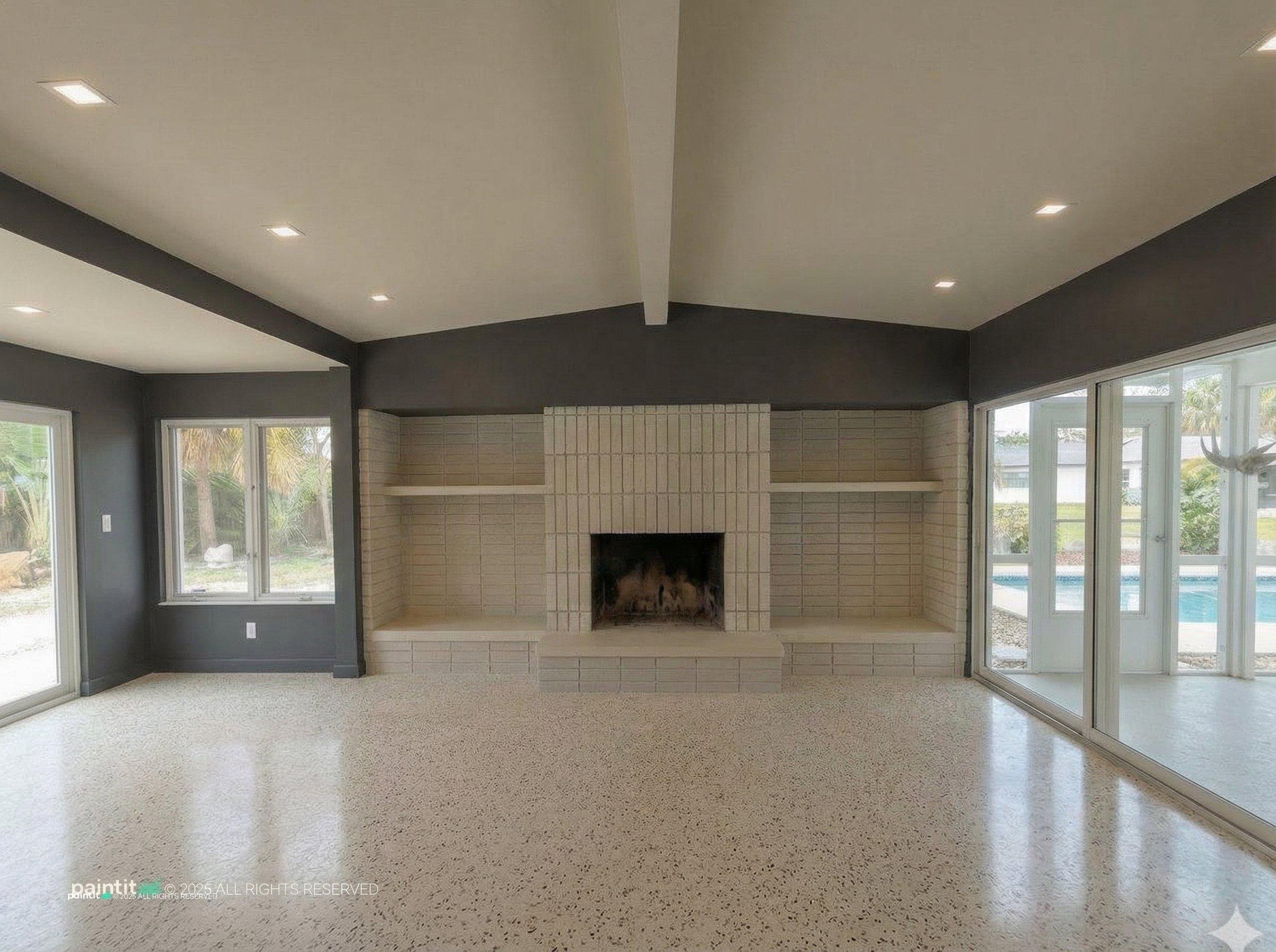 Living Room Library: Elegant Storage Solutions | Paintit.ai - 3