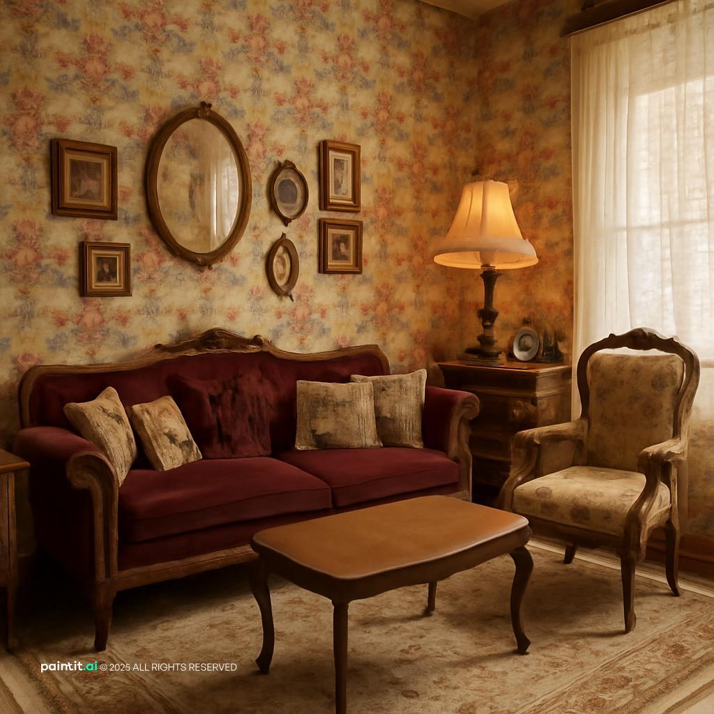 Victorian Style Living Room - Luxurious Decor Ideas | Paintit.ai - 11