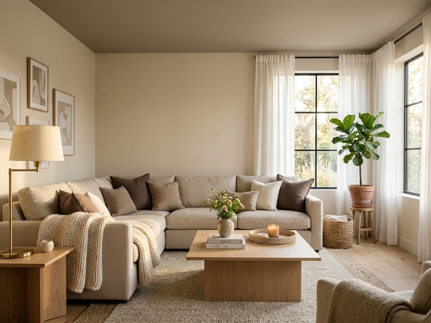 Warm Neutrals: Timeless Comfort