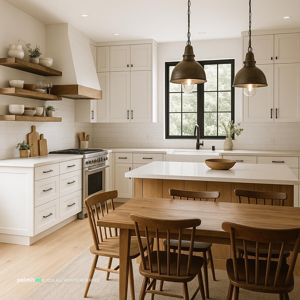 Stunning Modern Farmhouse Kitchen 4 for Country Style Interior Design Characteristics