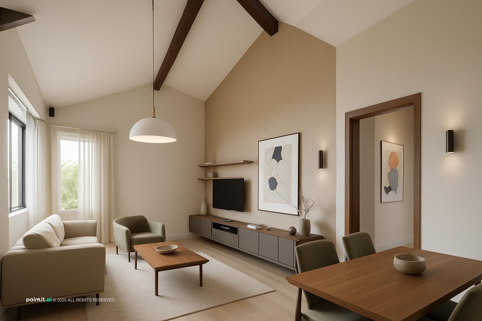 Loft Living Room Ideas - Design Inspiration | Paintit.ai - 26