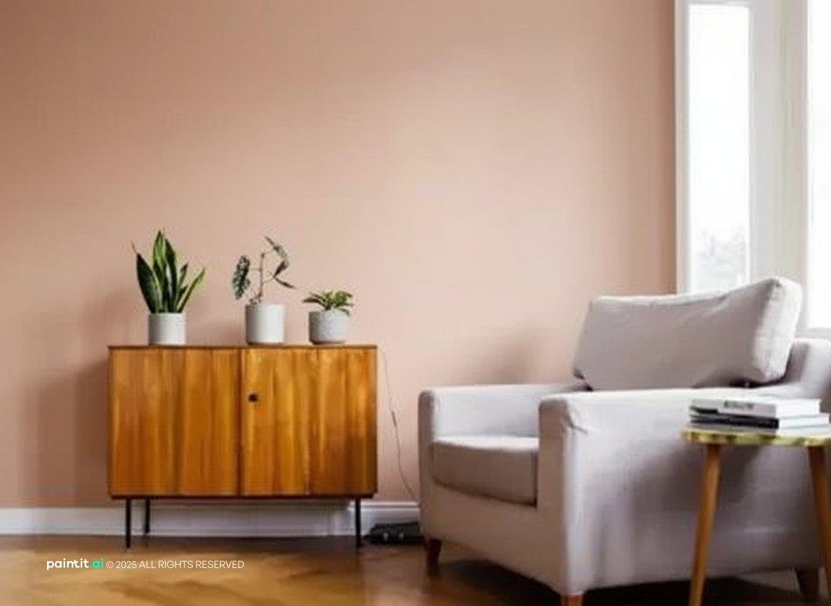 Terracotta Living Room - Warm Design Ideas | Paintit.ai - 16
