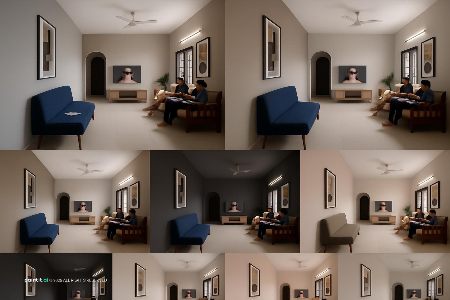 Sage Green and Cream Living Room - Sophisticated Design Ideas | Paintit.ai - 25