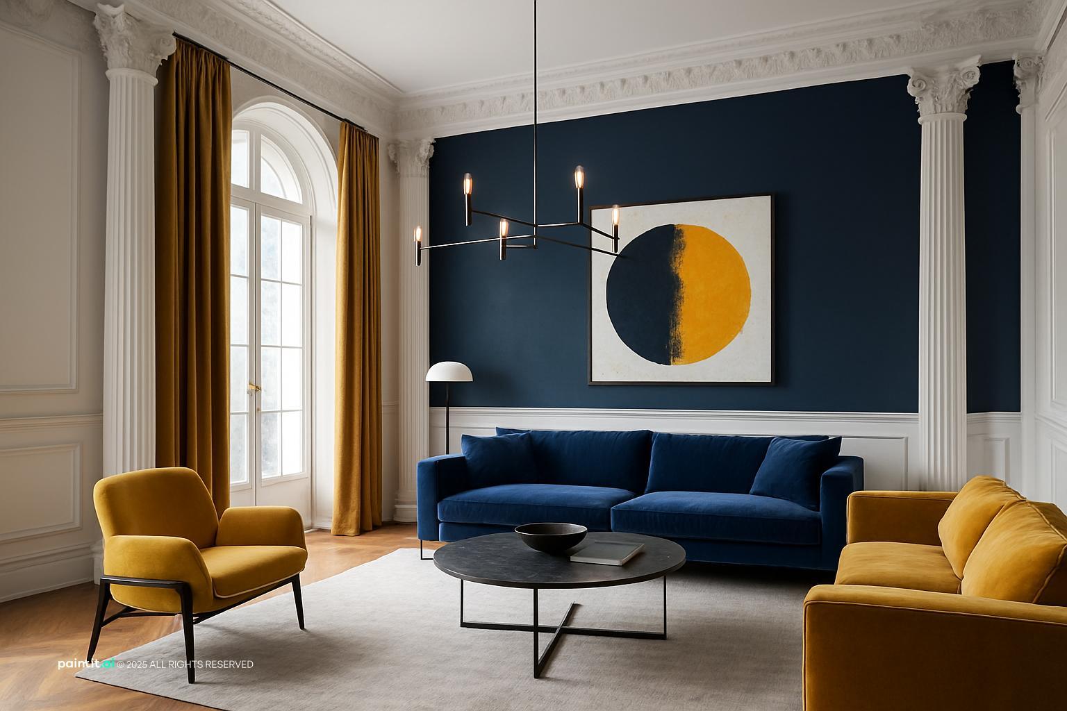 Nautical Theme Living Room: Coastal Decor Inspiration | Paintit.ai - 23