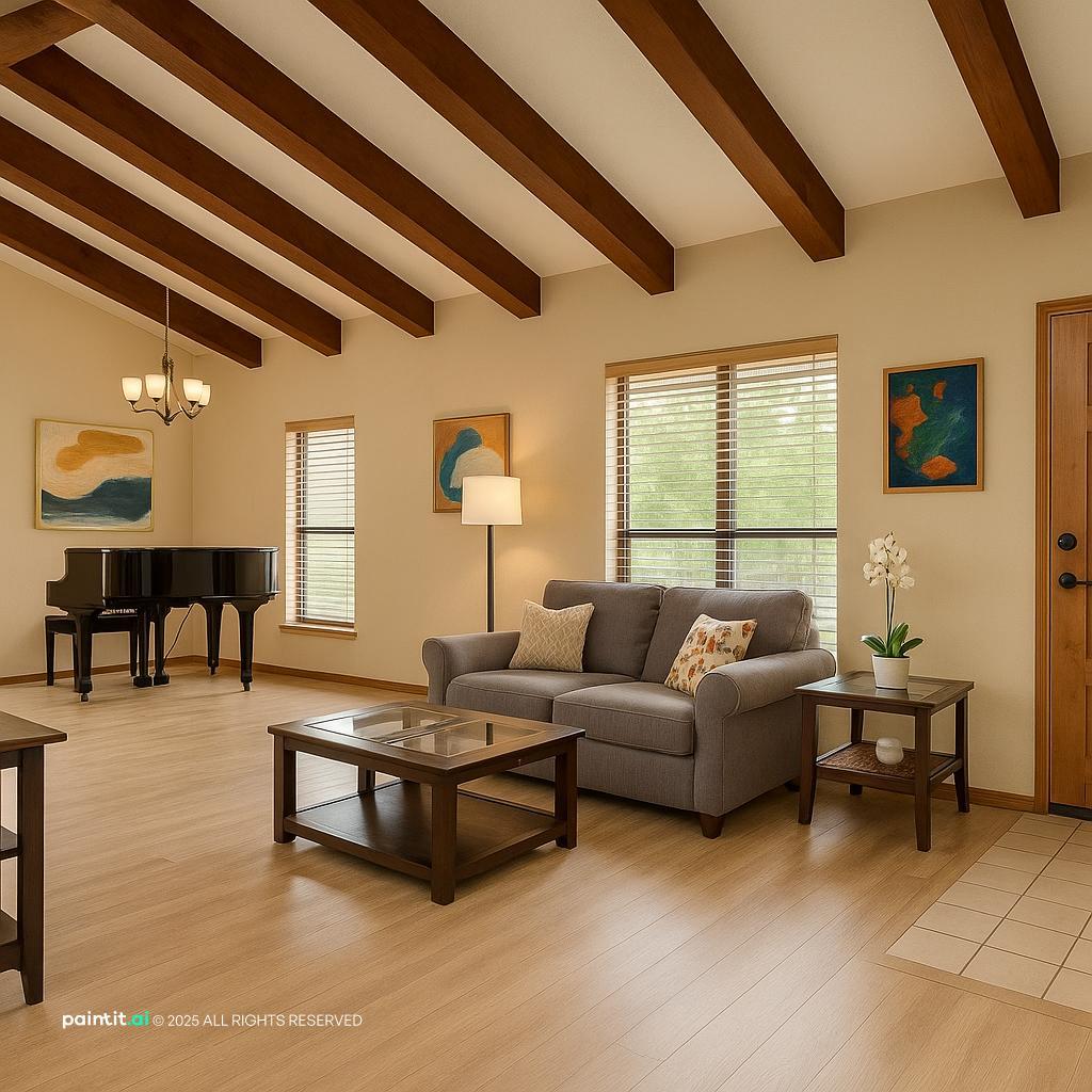 White Oak Living Room - Design Inspiration | Paintit.ai - 18