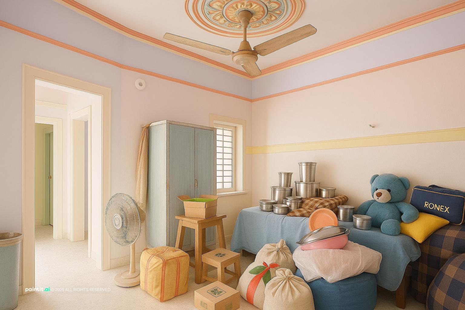 Yellow and White Living Room - Chic Interior Design Guide | Paintit.ai - 35