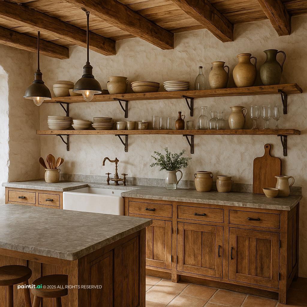 Charming Rustic Farmhouse Kitchen 5 for Country Style Interior Design Characteristics