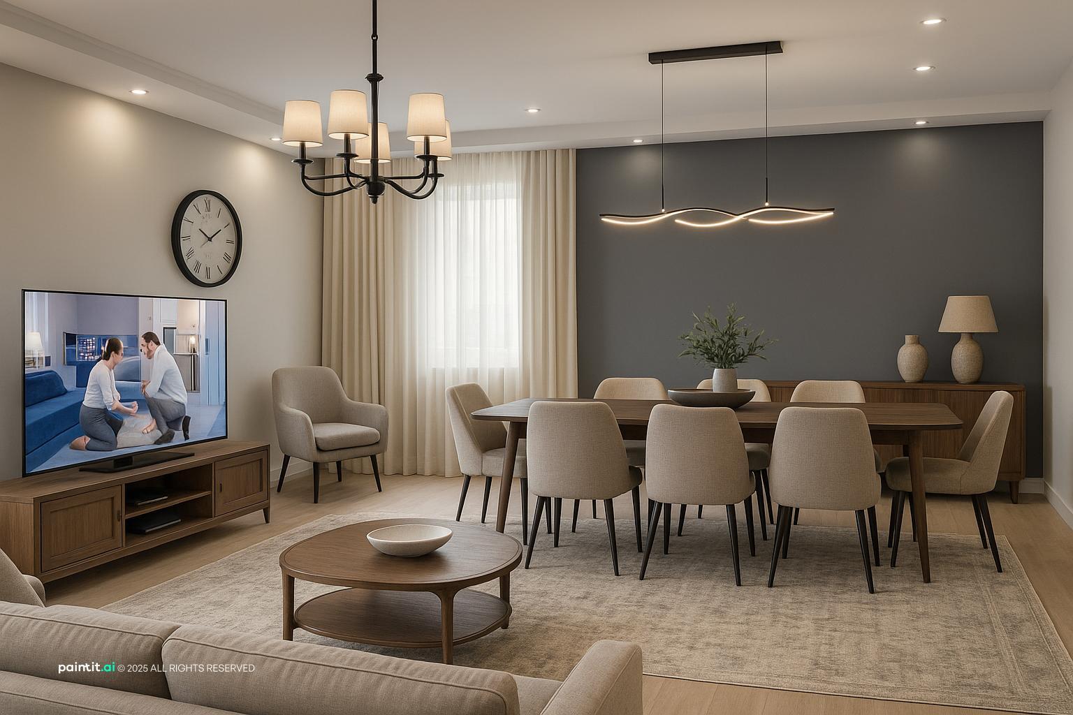 White Gold Living Room - Luxurious Decor Ideas | Paintit.ai - 26