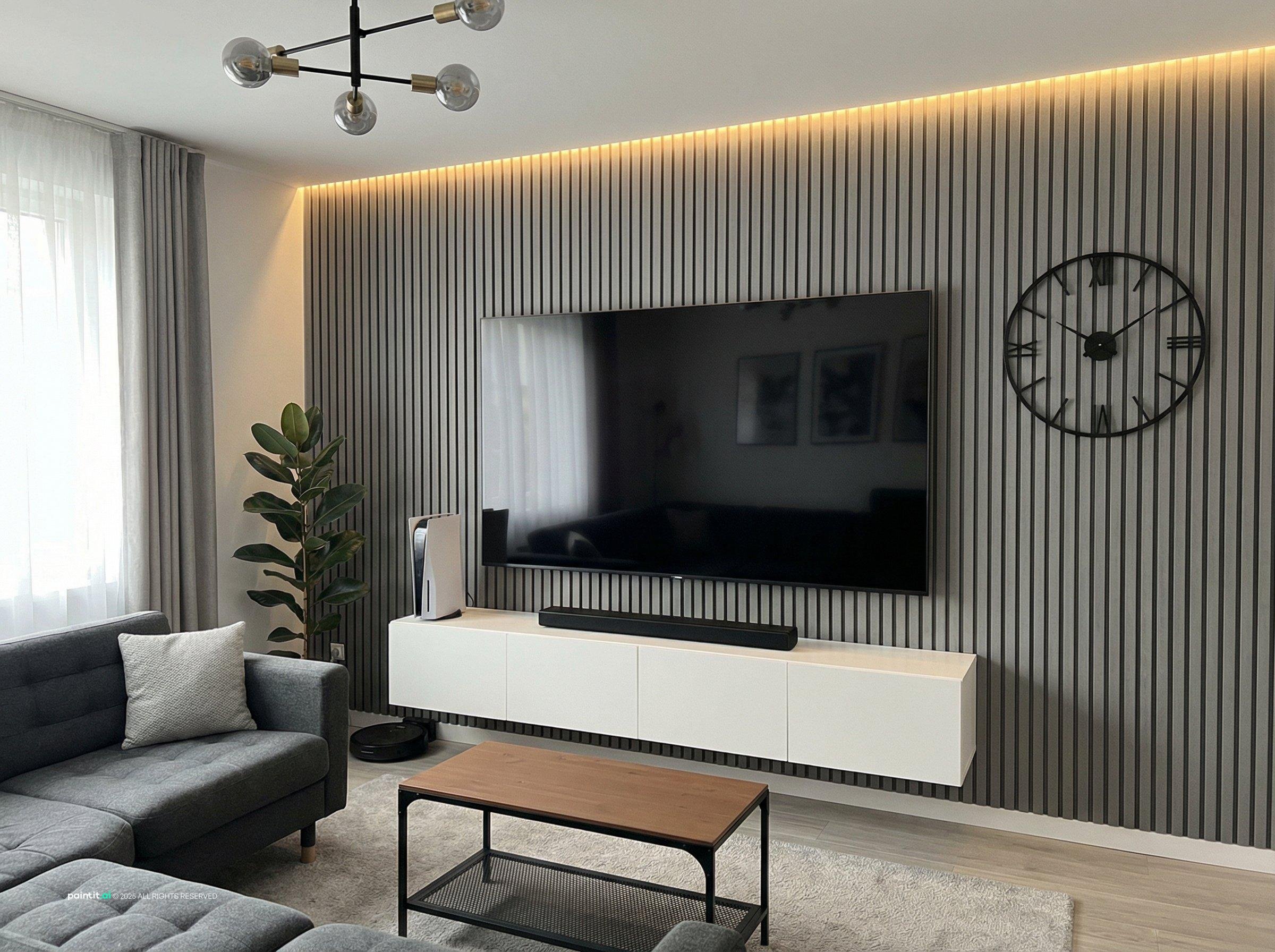 Dark Moody Living Room - Design Ideas | Paintit.ai - 4