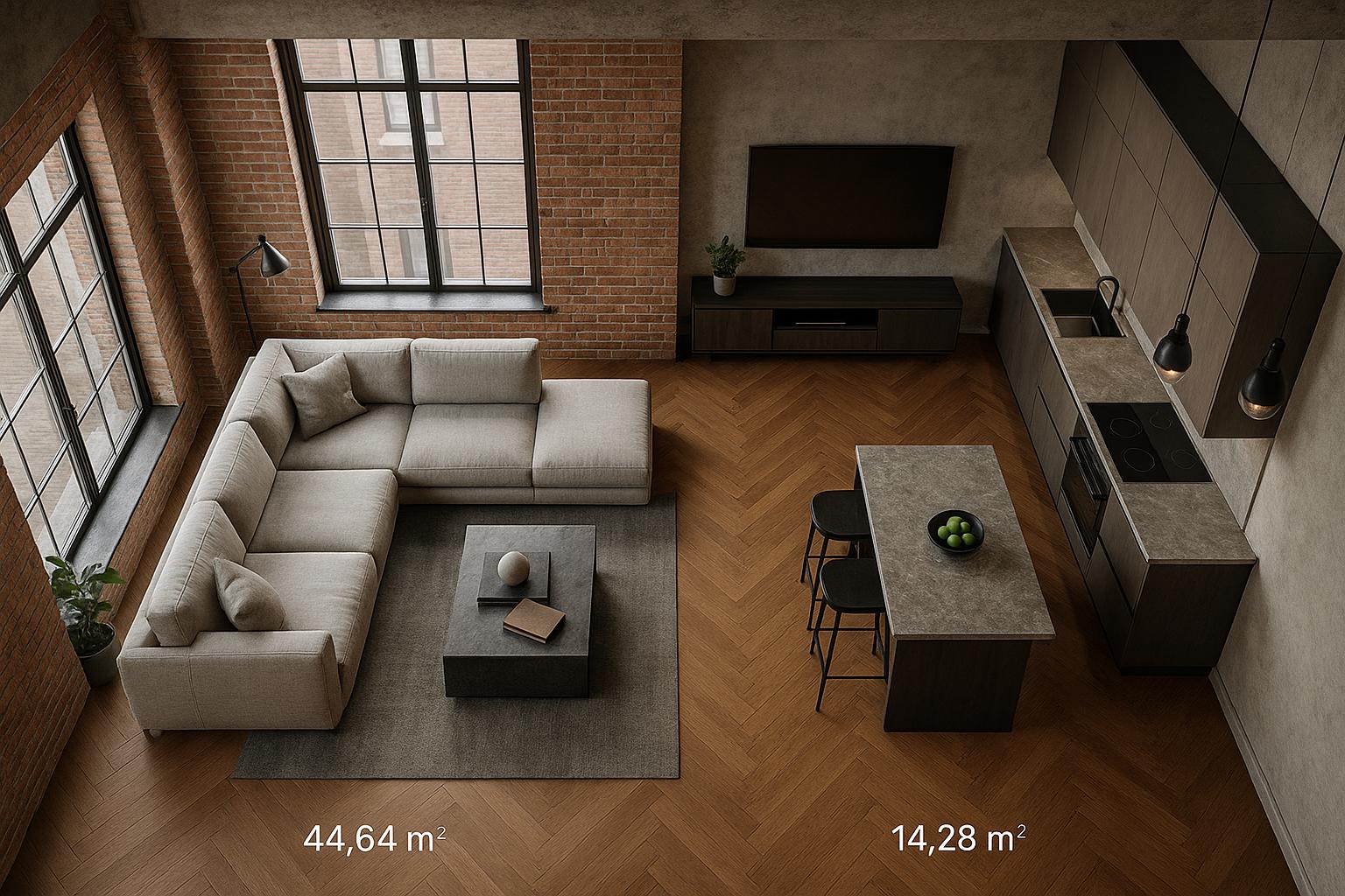 feng shui living room with natural textures and a calm living room atmosphere.