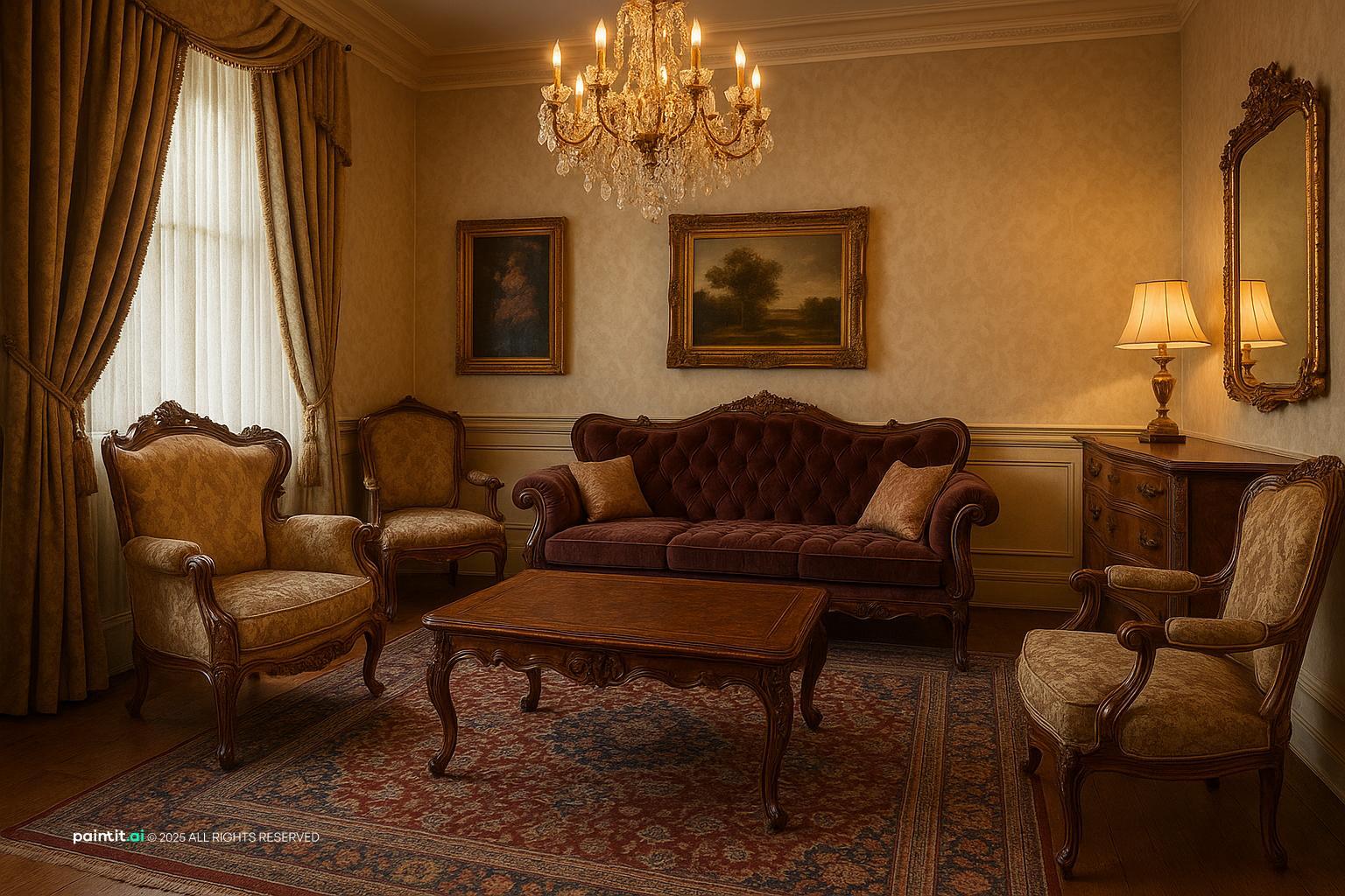 Old Money Living Room: Timeless Interior Concepts | Paintit.ai - 26