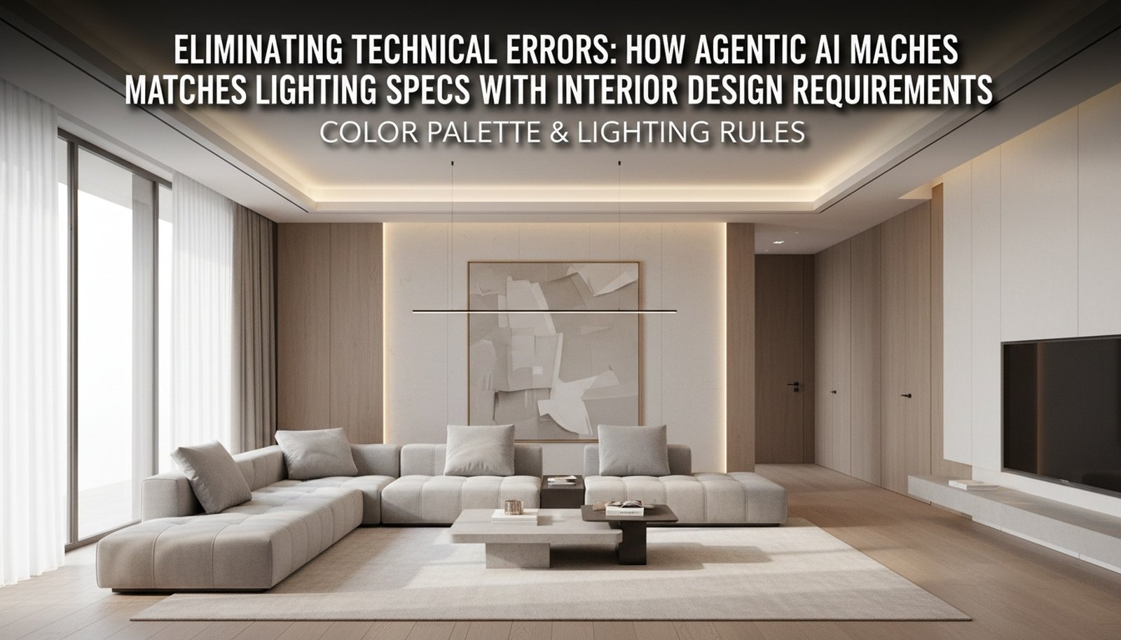 Agentic AI for Lighting Specs in Interior Design | Guide | Paintit.ai