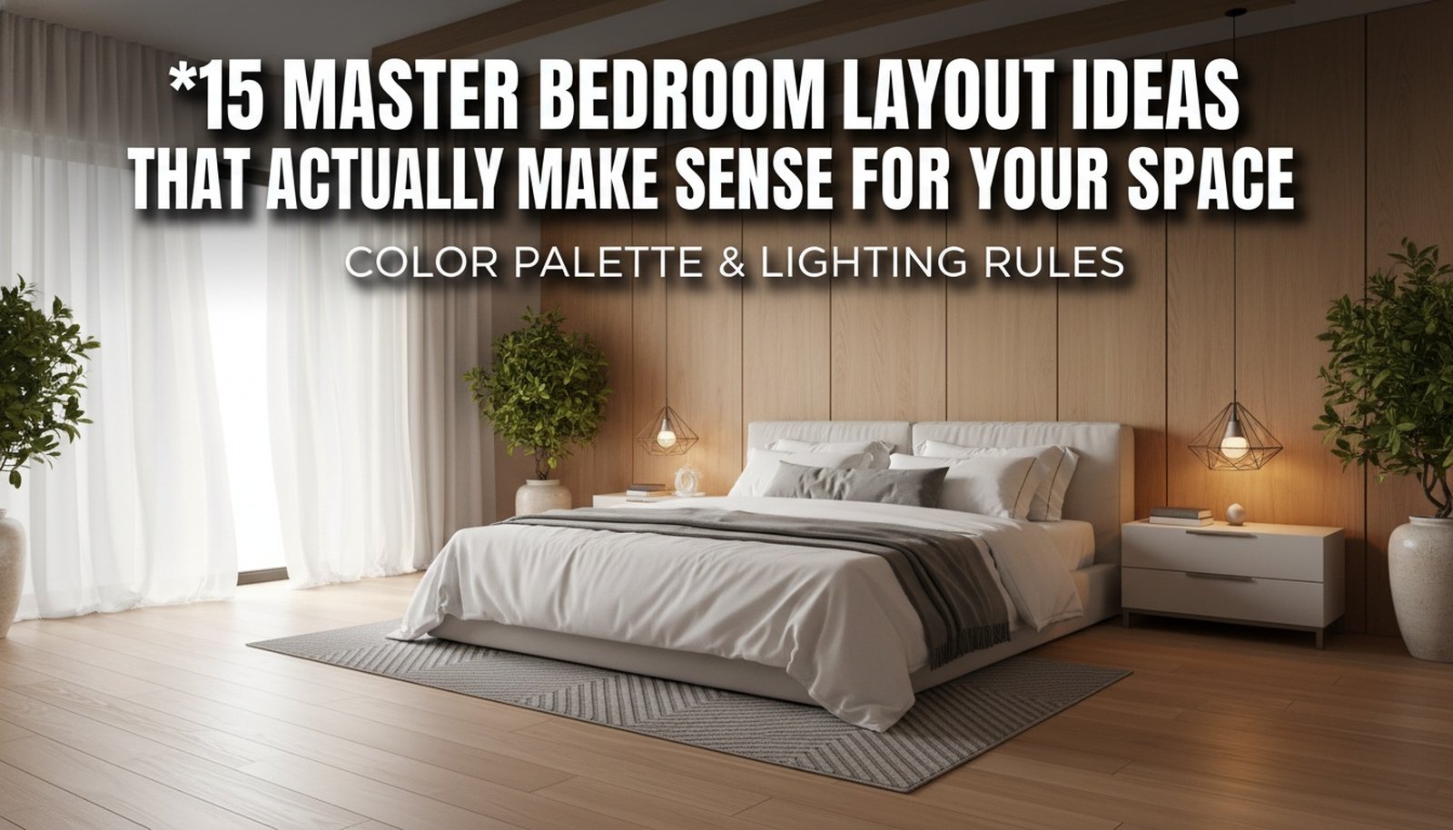 15 Master Bedroom Layout Ideas That Actually Make Sense for Your Space ...