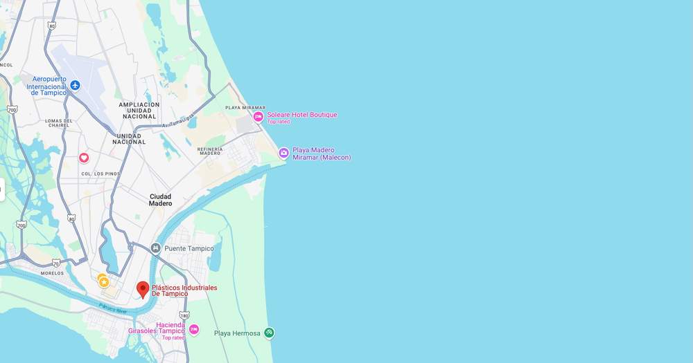 Fiberglass equipment ready for export at PITSA, Mexico