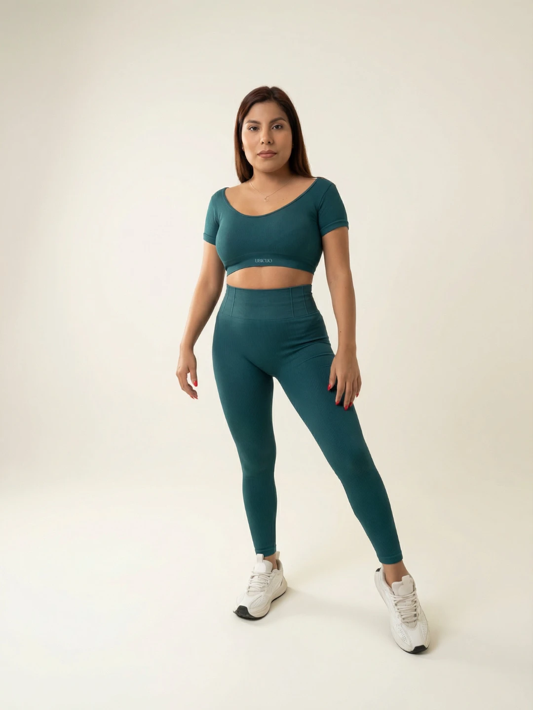 SET BLUSA MANGA CORTA 242 OLYMPO VERDE ESMERALDA