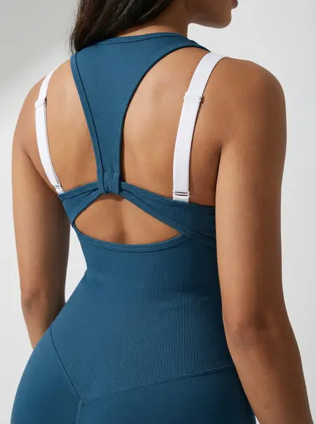 ENTERIZO AZUL BLANCO AMATISTA