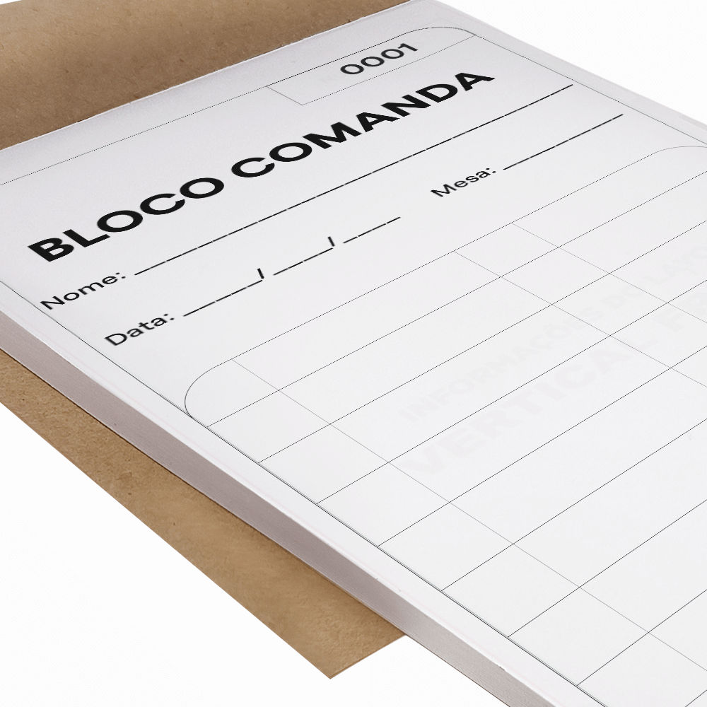 Bloco de Comanda
