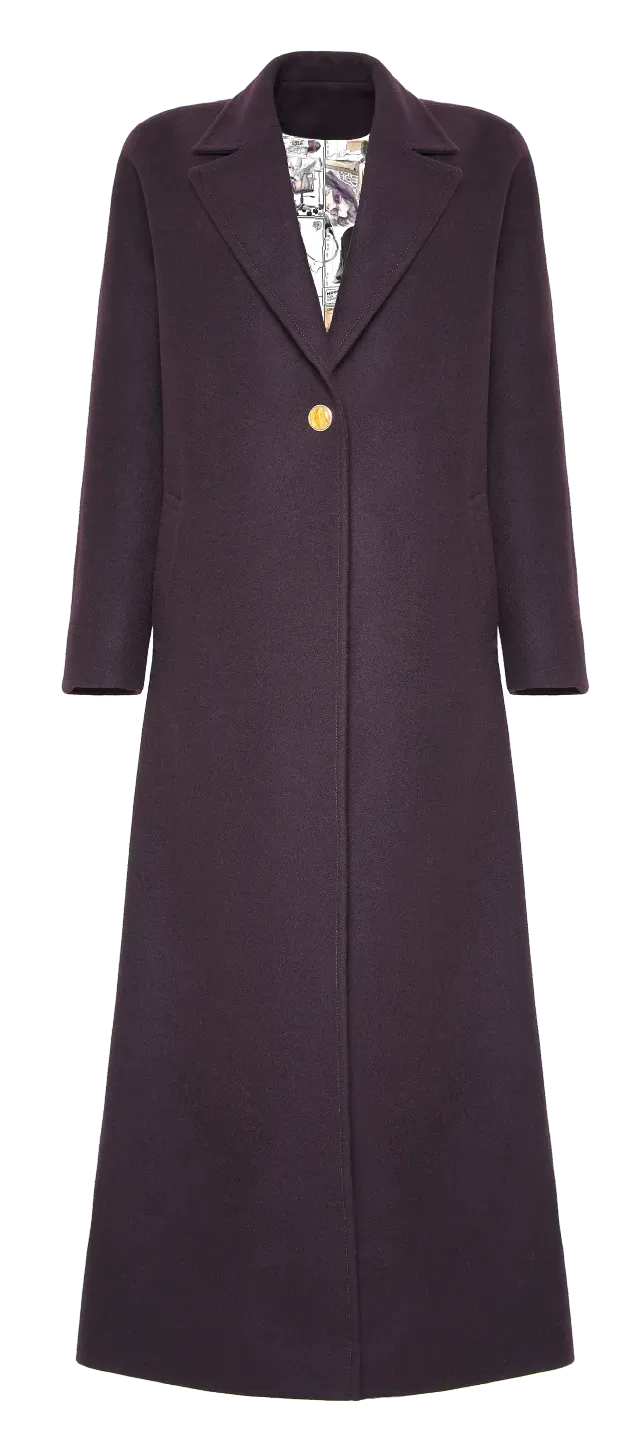 AMBER ACCENT A-LINE COAT
