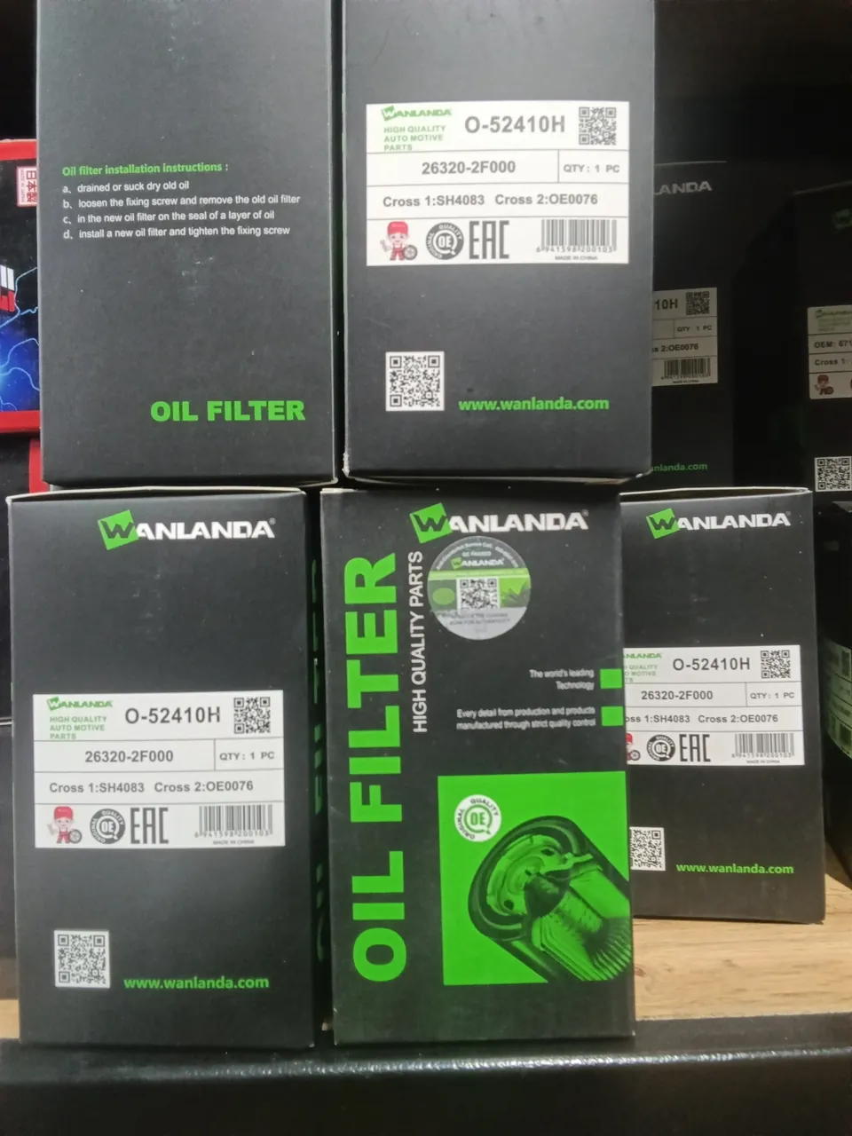WA O-52410H 26320-2F000 SH4083 OE0076