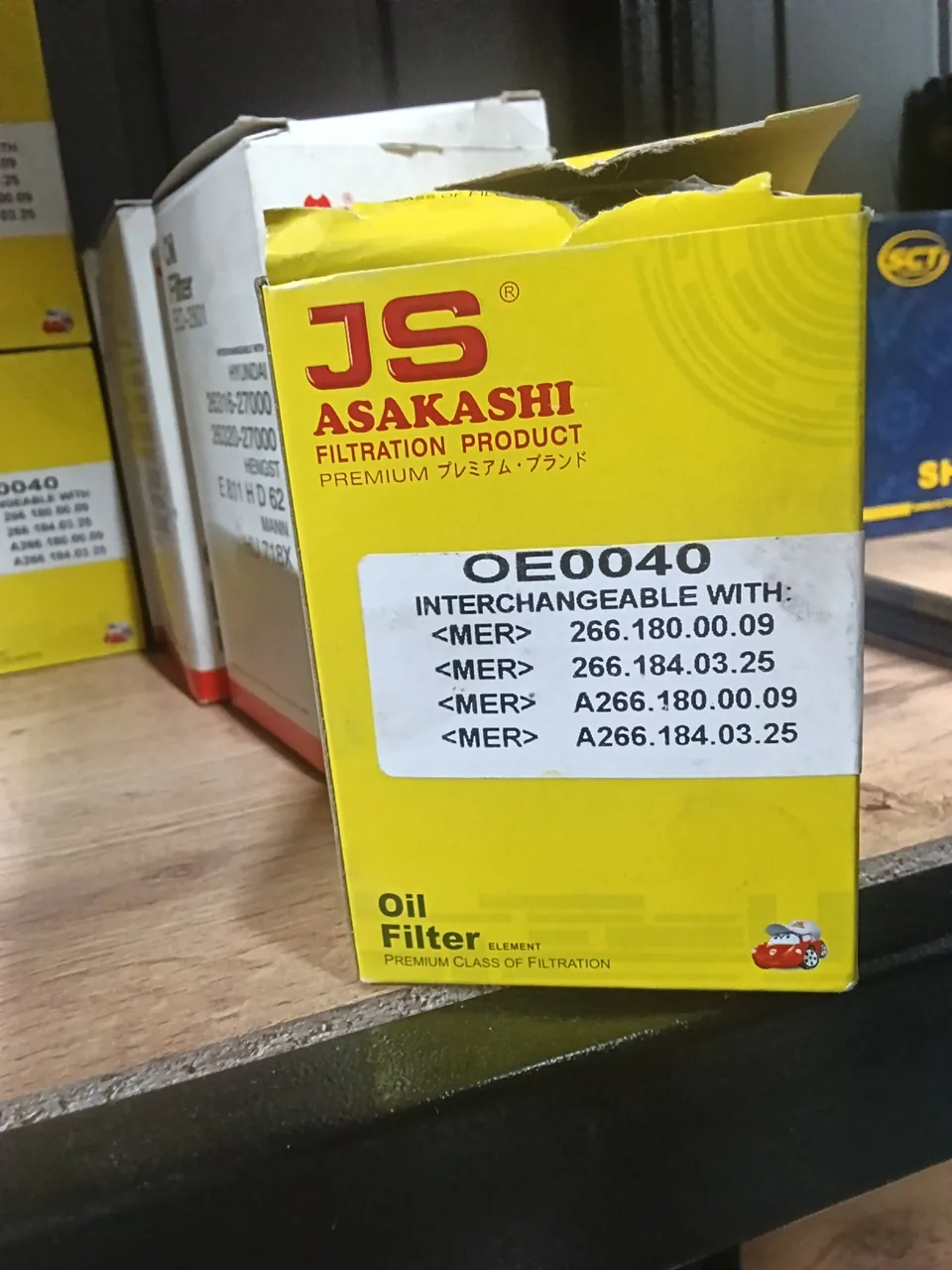 OE0040 JS ASAKASHI Топливный фильтр