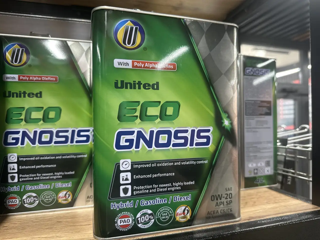 UNITED ECO-GNOSIS SAE API SP ACEA C6 PAO 0W20 4L