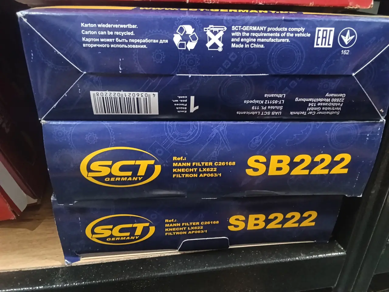 SCT SB 222