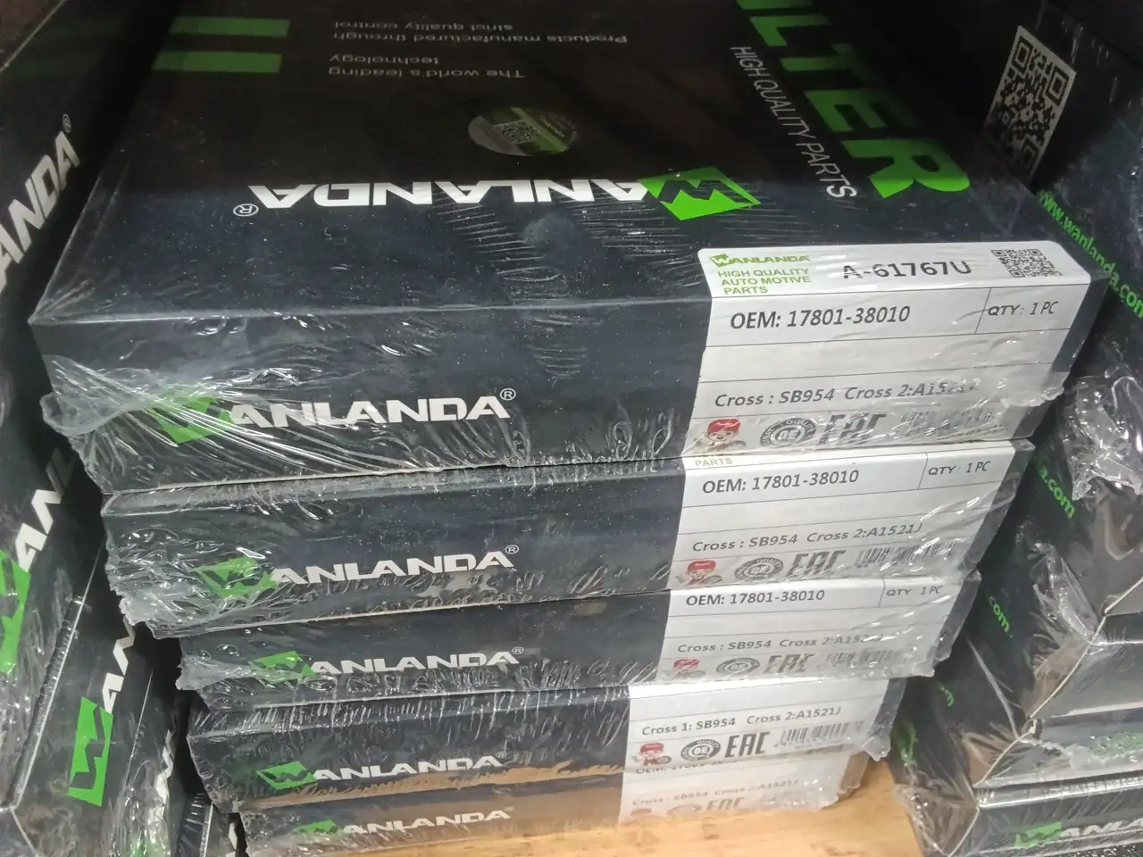 WA A-61767U 17801-38010 A1521 SB954