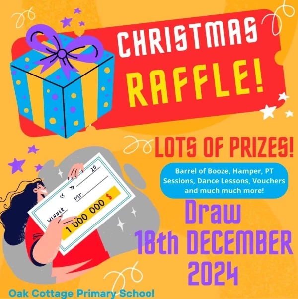 Oak Cottage PSFA Christmas Raffle promotional image