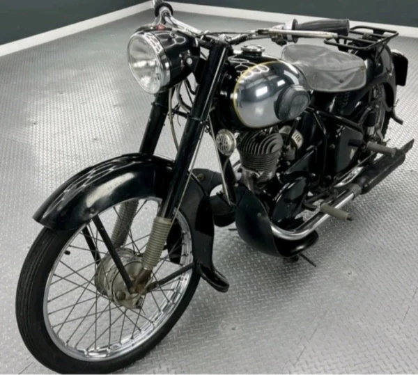 1956 Peugeot 125cc TLS Motorcycle promotional image