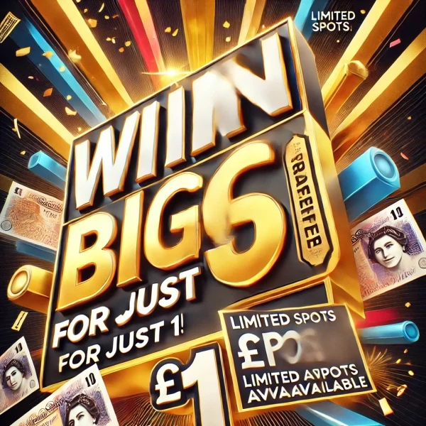 Win Big for Just £1! promotional image
