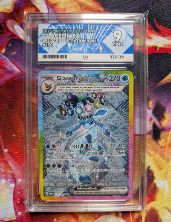 Glaceon ex SIR Prismatic Evolutions promotional image