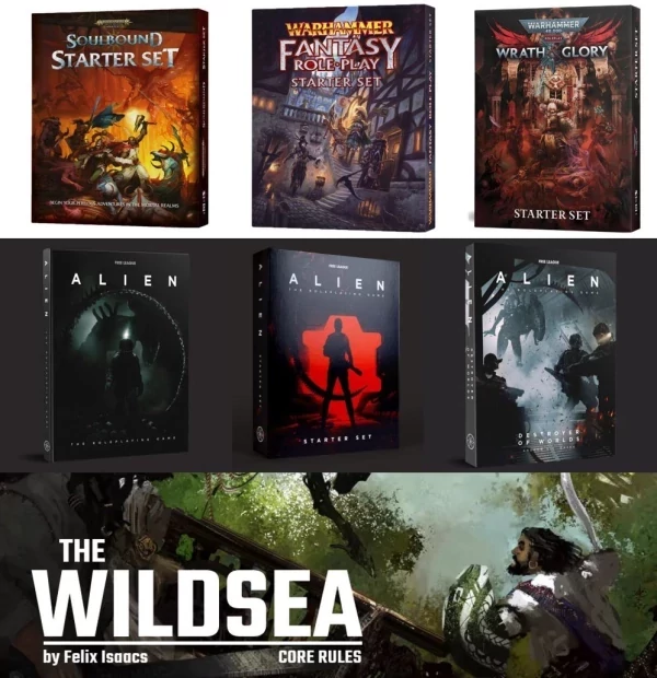 Digital PDF RPG Bundle! Warhammer and Aliens! promotional image