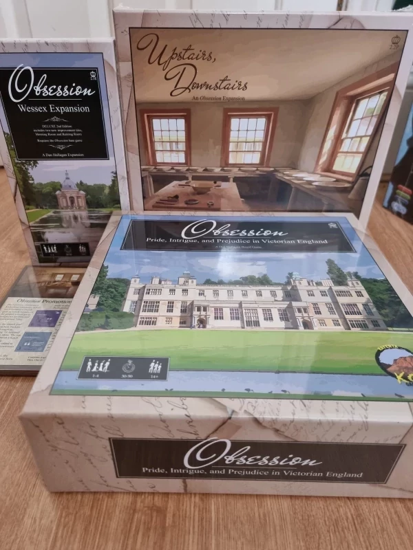 Obsession Board Game bundle promotional image