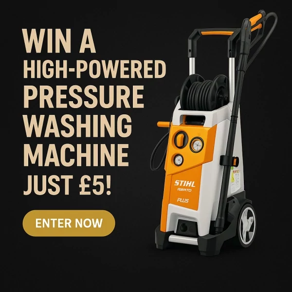 Win a High-Powered Pressure Washing Machine promotional image