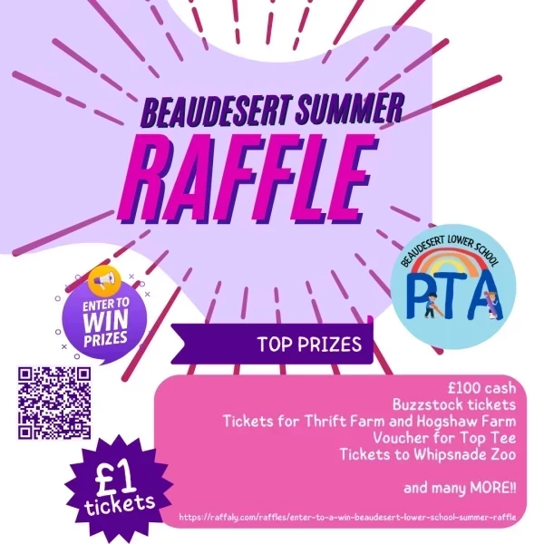 Beaudesert Lower School Summer Raffle promotional image