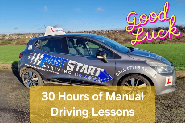 WIN 30!!! Hours of Manual Driving lessons promotional image