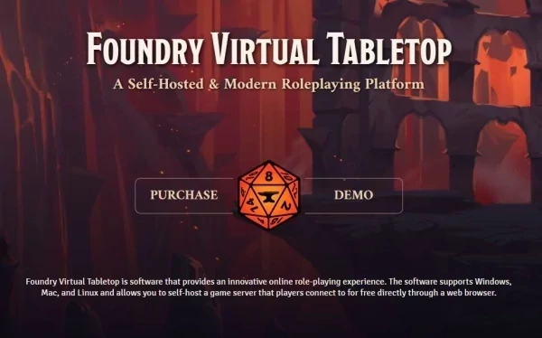 RPG Foundry VTT DND or Pathfinder Bundle promotional image