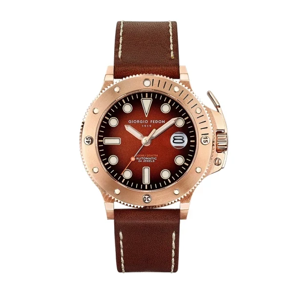 Giorgio Fedon Aquamarine Rose Gold Watch promotional image