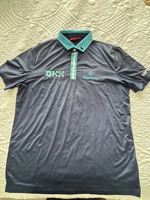 Signed Ian Poulter Golf Shirt promotional image