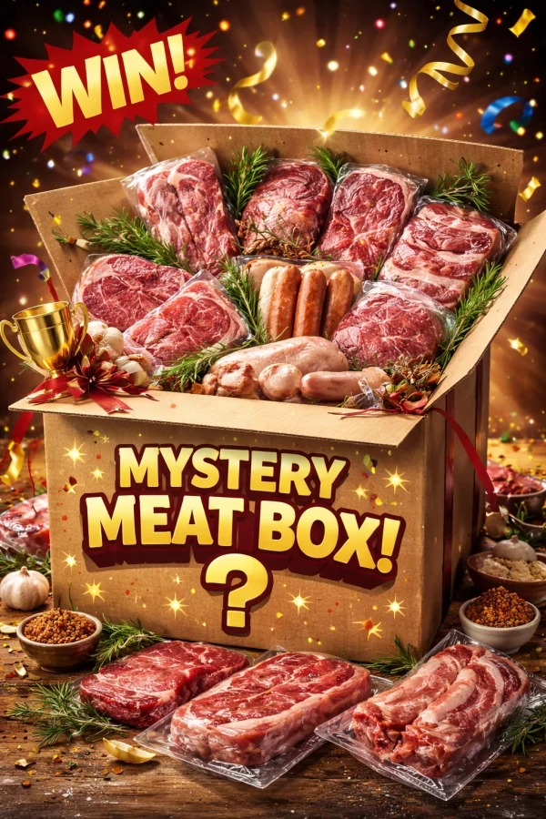 Win A Mystery Meat Box (Worth £100) promotional image