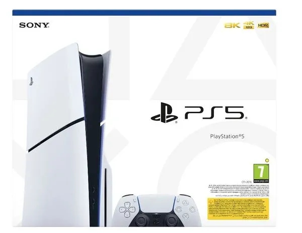 Sony PlayStation 5 Slim Widok z Boku