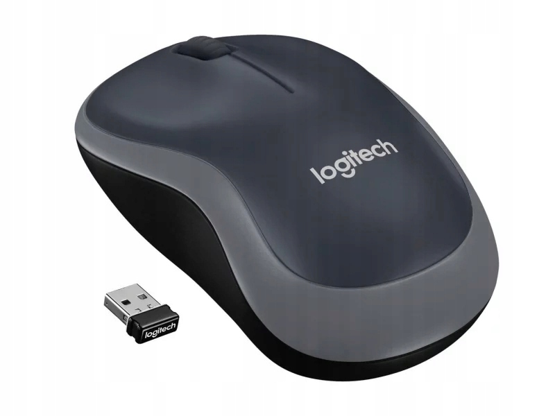 Logitech M185 Szara - front