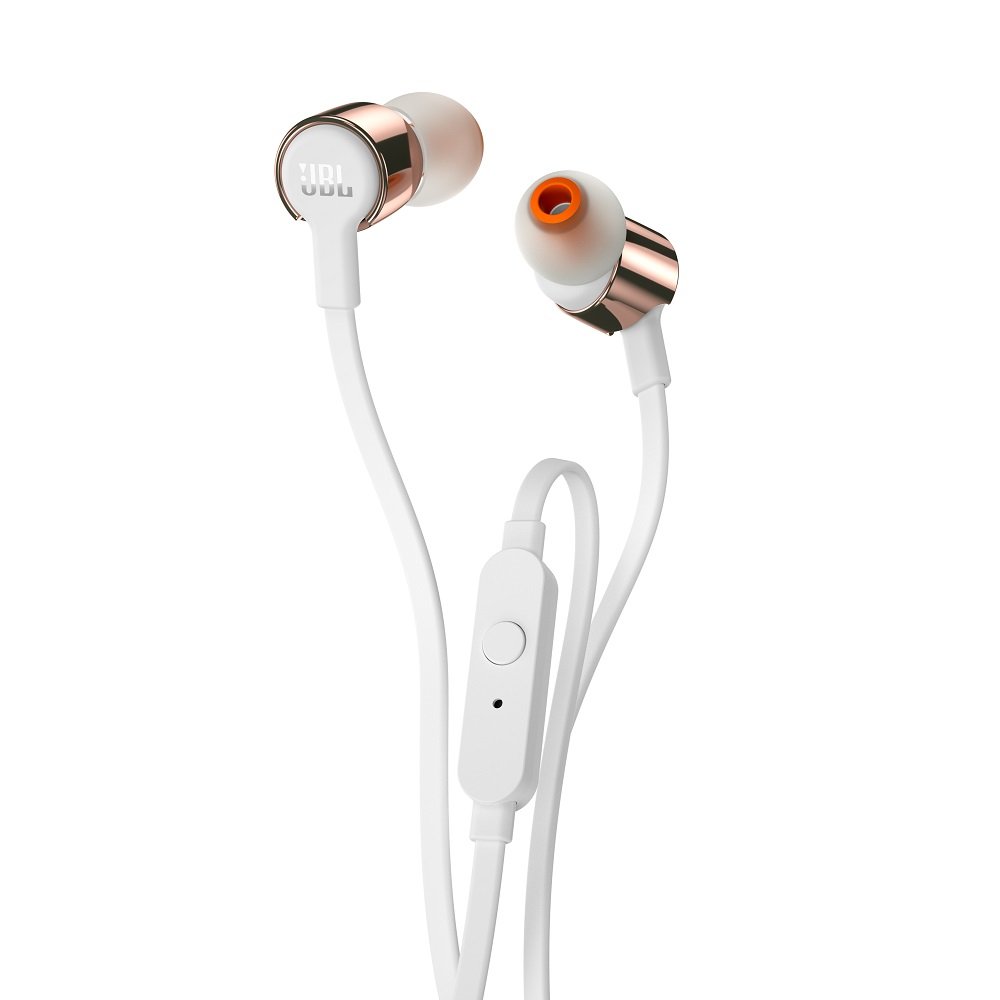 Słuchawki JBL TUNE 210 - płaski, nieplączący się przewód